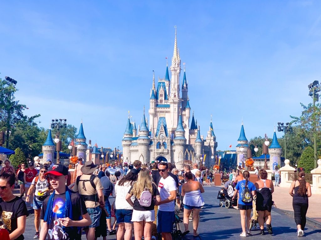 photo of the Cinderella Castle in Magic Kingdom; be sure to have your Disney touring plans prepared