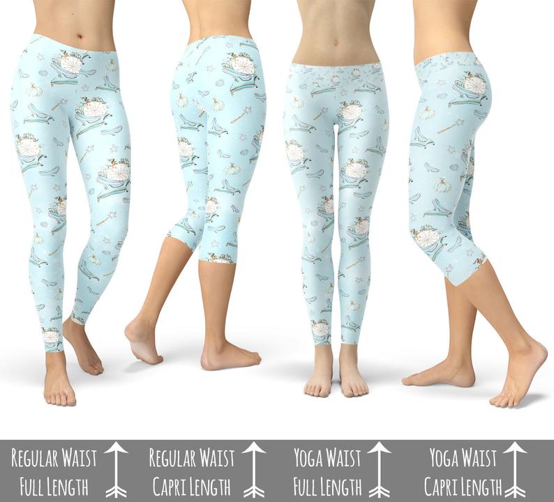 Plus Size - Disney The Little Mermaid Hi-Rise Capri Legging