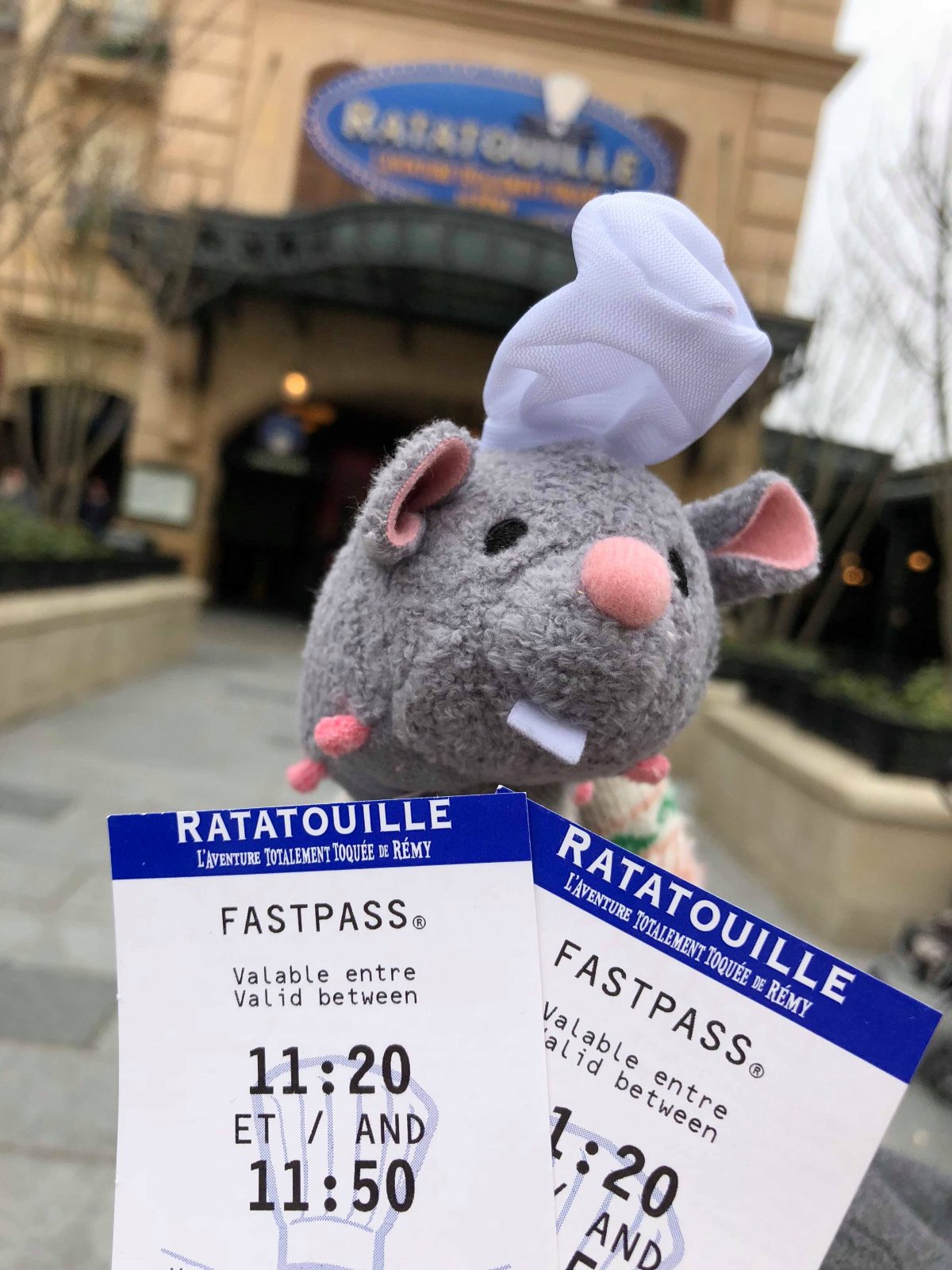 Disneyland Paris fastpass for Ratatouille the ride