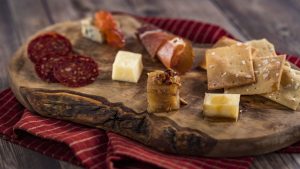 Charcuterie board part of Emile's fromage montage