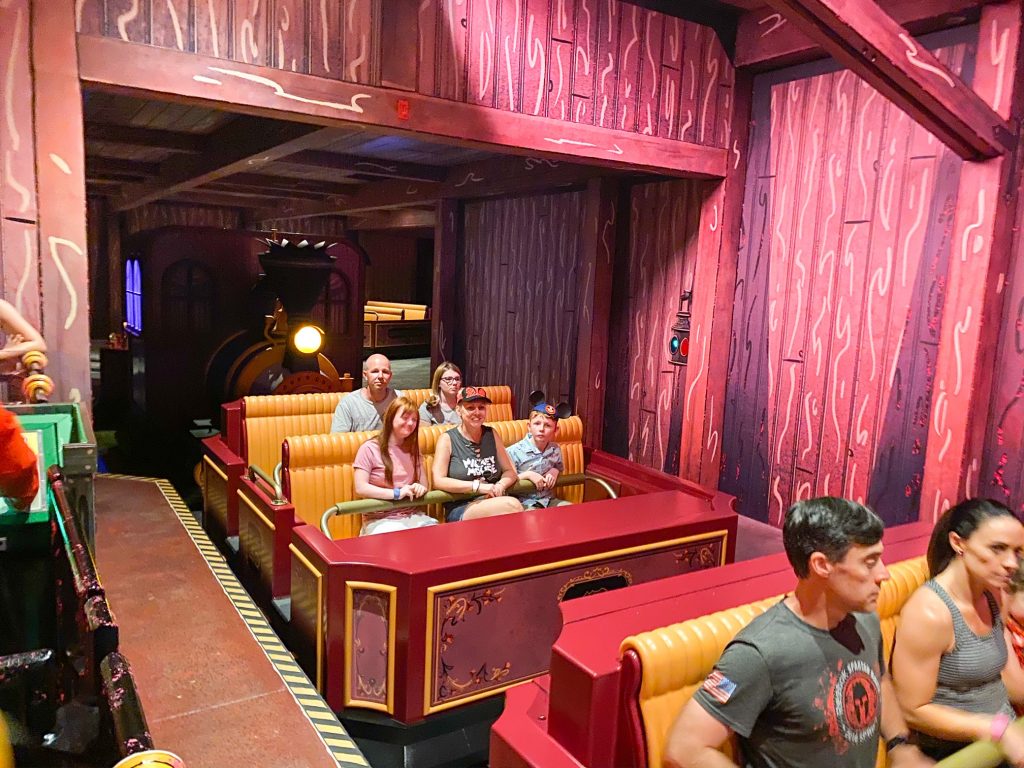 Photo of people on the ride.