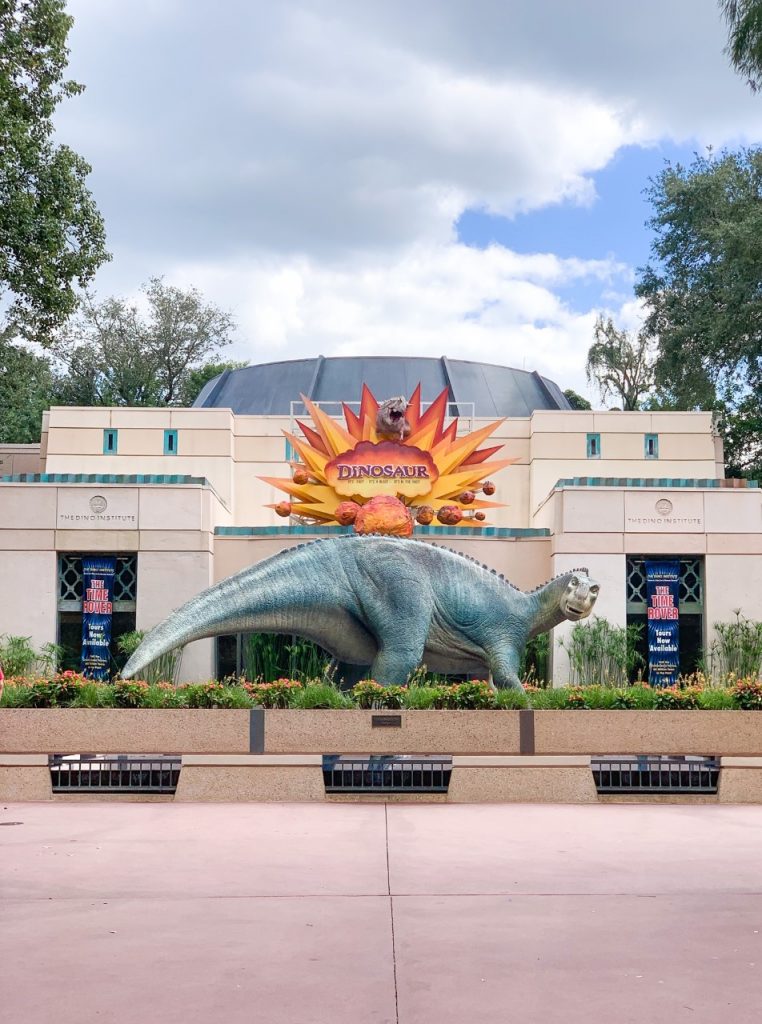 photo of the Dinosaur ride; definitely on your Animal Kingdom itinerary