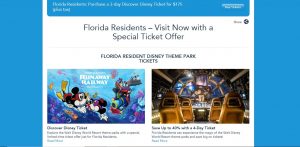 screenshot of florida resident deals