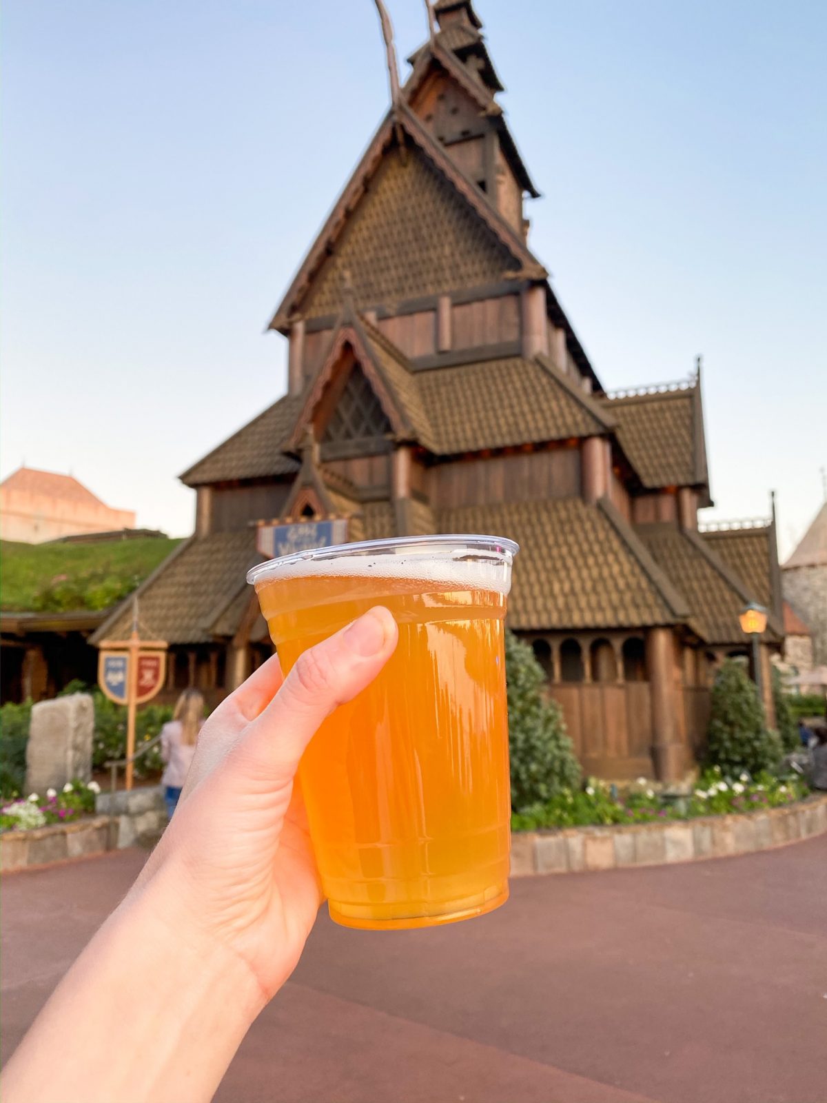 beer in Epcot norway pavilion in World Showcase at Disney
