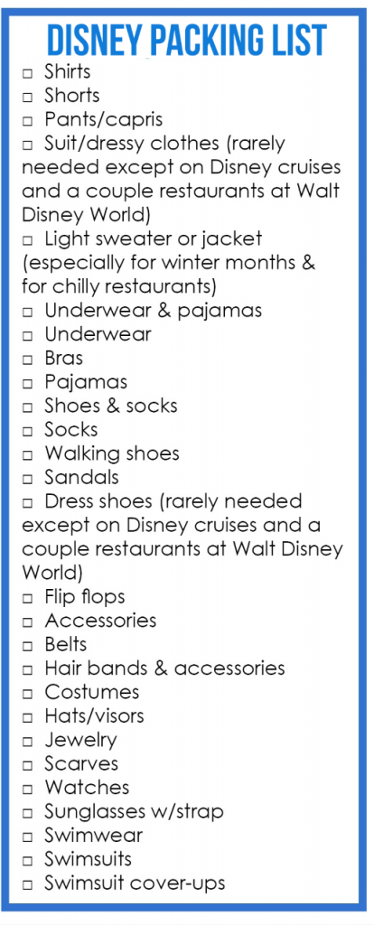 DISNEY TRAVEL ESSENTIALS - disney packing essentials, tips, park