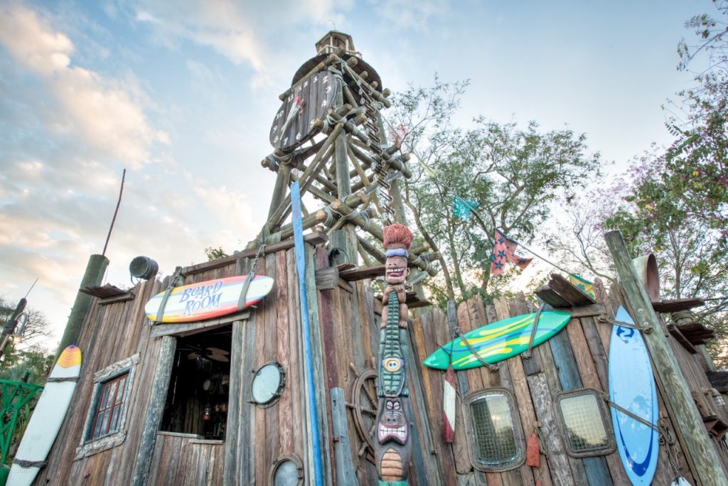 image of Lagoona Gator's home at Typhoon Lagoon, don't forget about the theming at this Disney water park