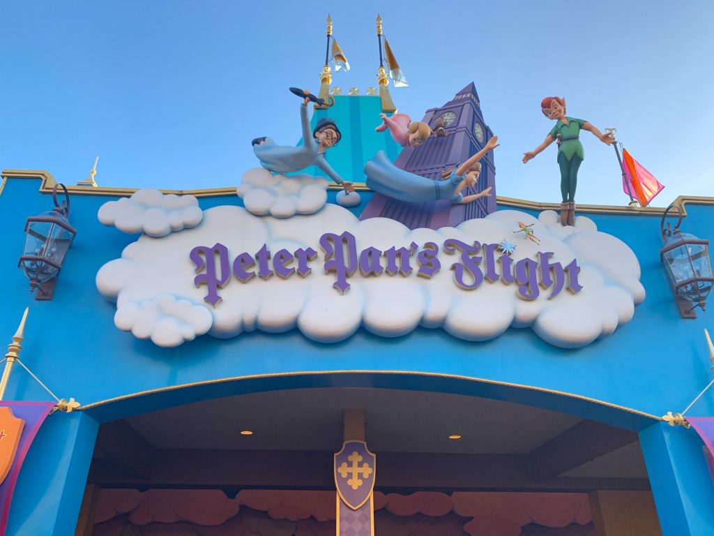 Photo of entrance to Peter Pan's Flight
