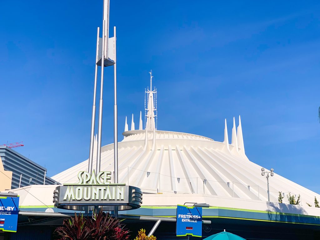 Photo of Space Mountain, a ride to get in after Early Morning Magic but before Breakfast!