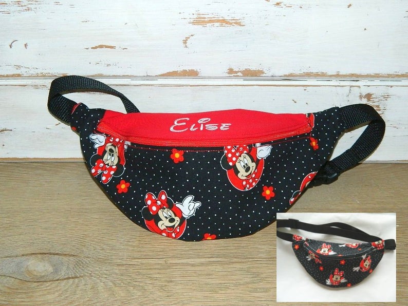 Personalized Minnie Mouse fanny pack