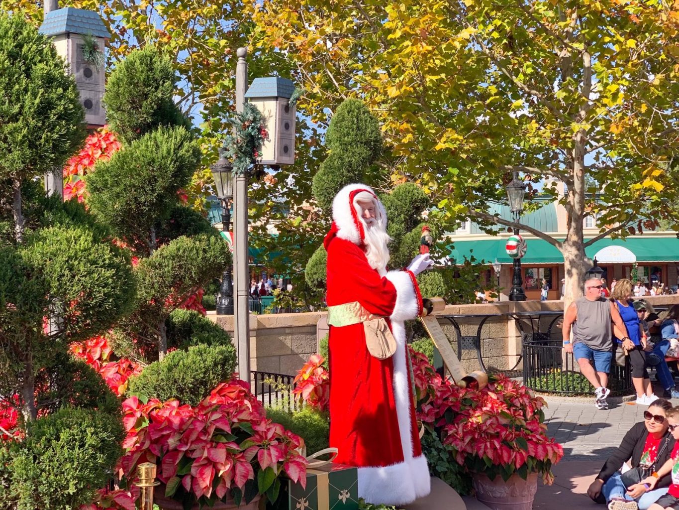 holiday storyteller in the France country in Epcot