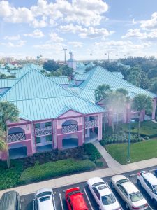 disney parking top of caribbean beach resort