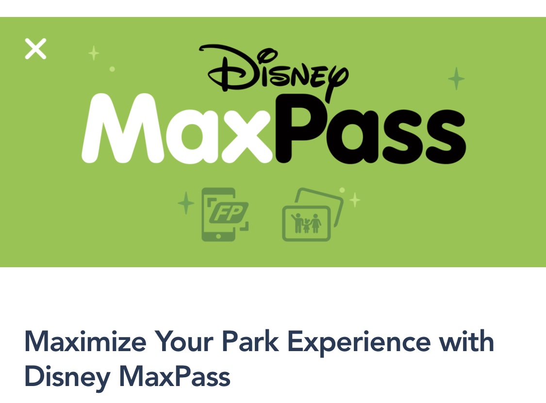 Disneyland MaxPass