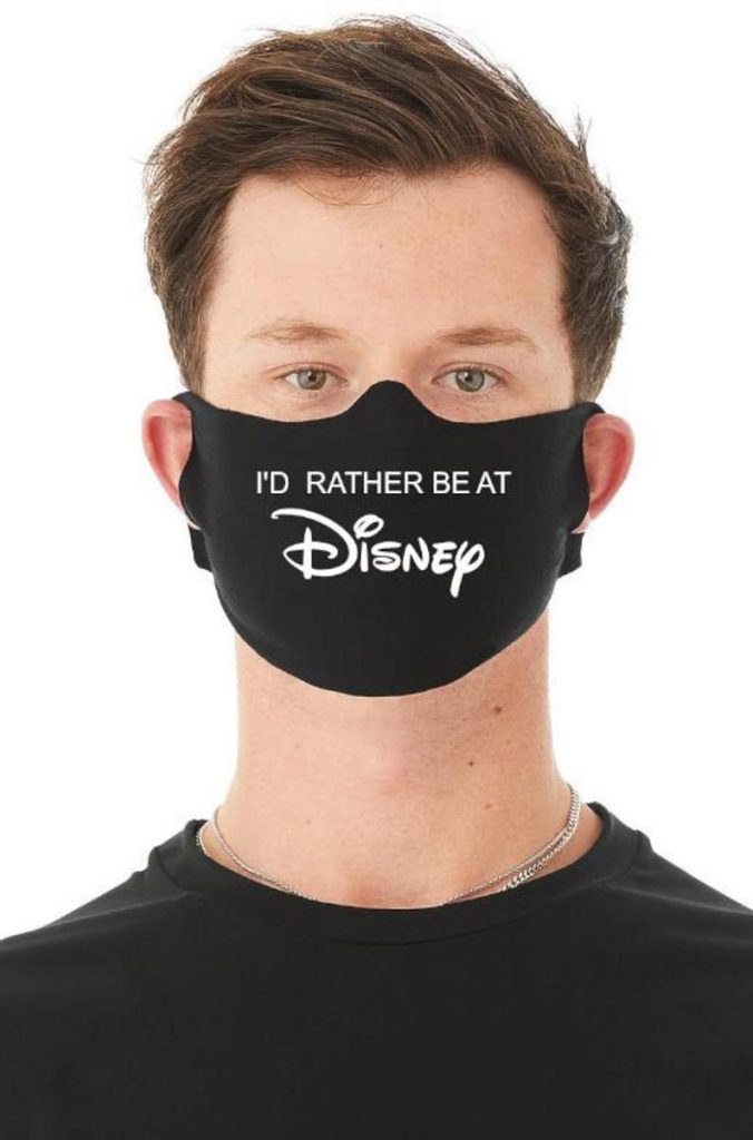 Disney Face Mask - Rather be at disney