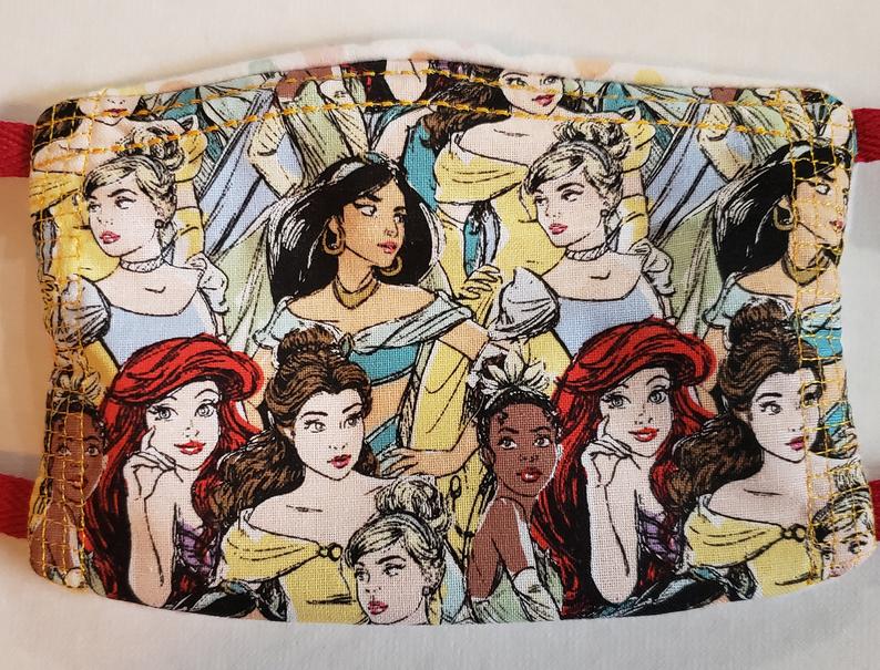 Realistic Princesses Disney Face Mask 