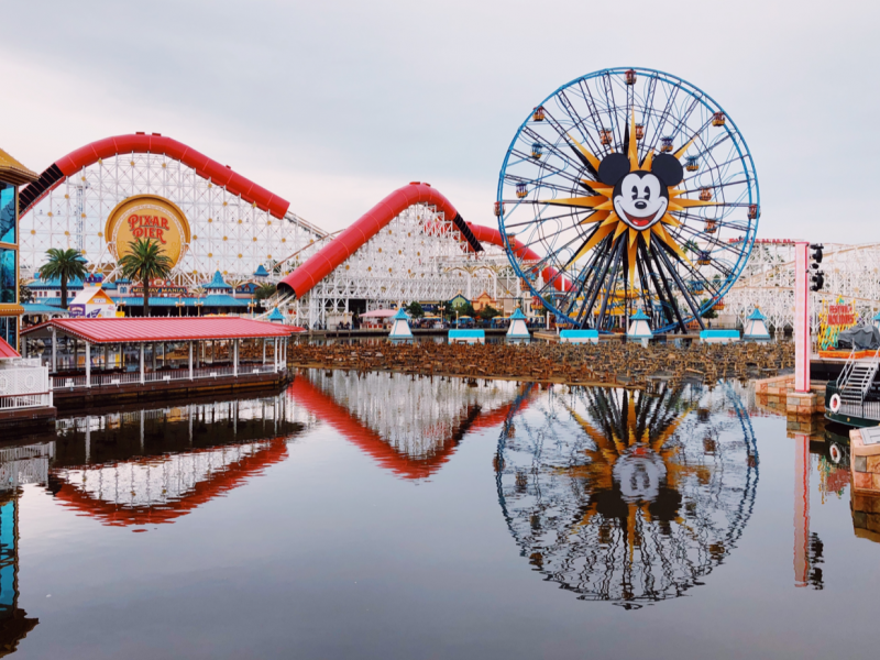 California Adventure skyline at Disneyland