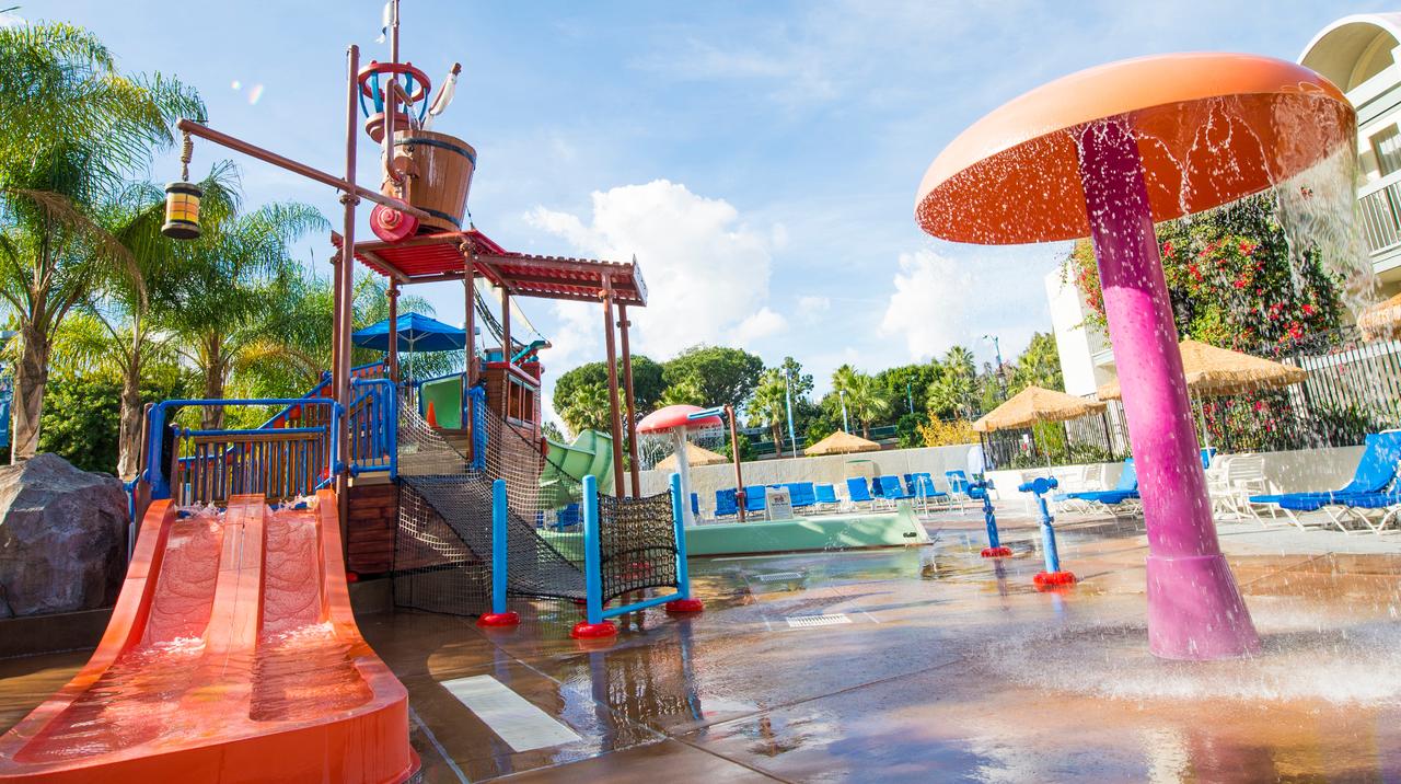 The private waterpark at Howard Johnson Hotel