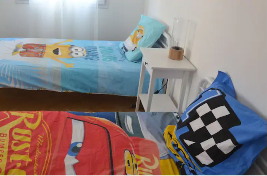 Kids room in a Disneyland Paris Airbnb