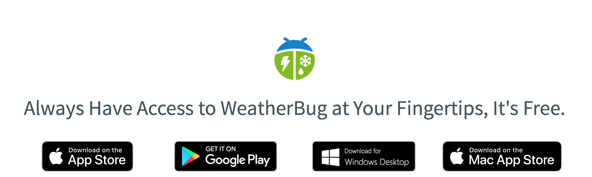 screen grab of the weather bug logo