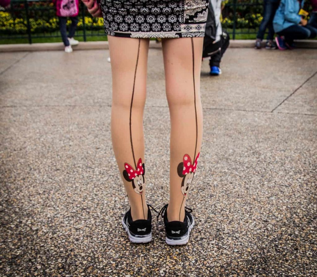 shoes for disney and minnie mouse tights