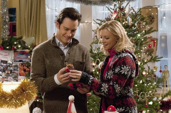 12 Dates of Christmas, a fun film on our list of Disney Christmas movies