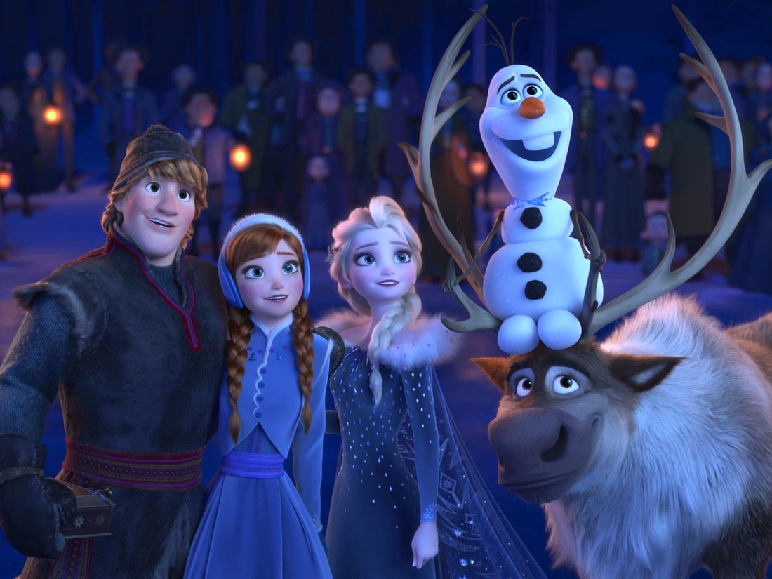 Frozen gang in Disney Christmas movie