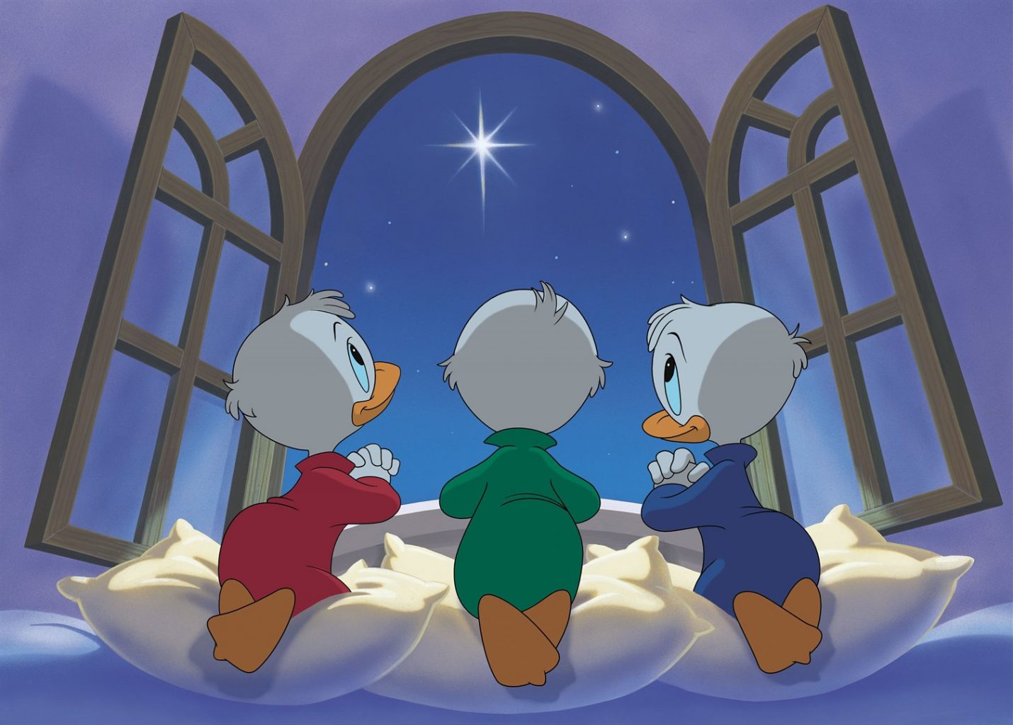 Huey, Dewey and Louie in Once Upon A Christmas, one of our favorite Disney Christmas movies 