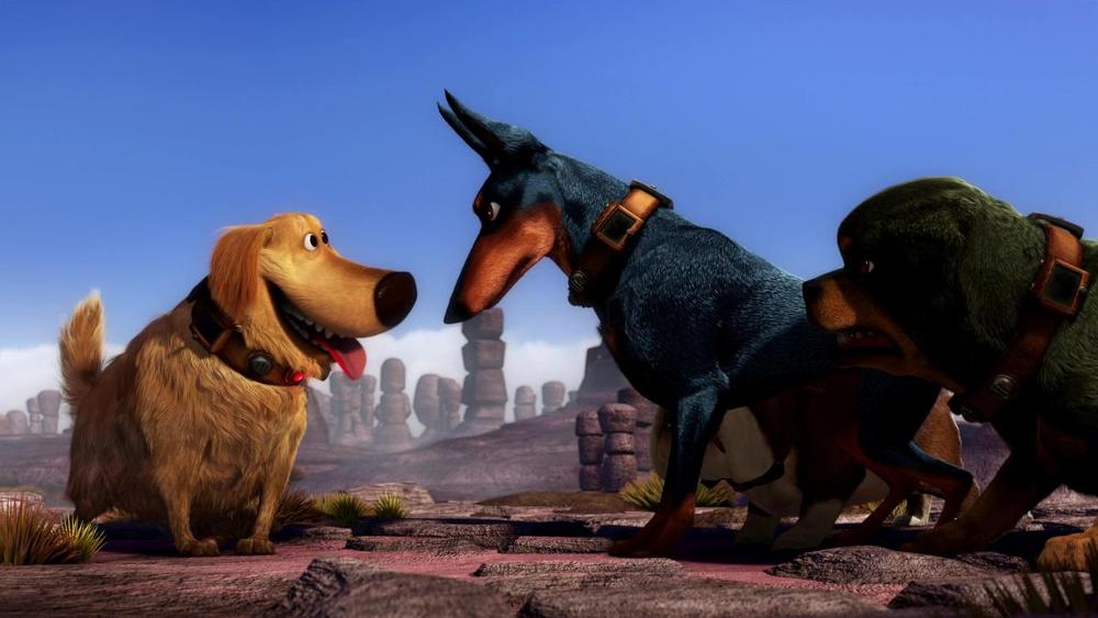 Disney dogs from the film Up