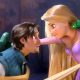 Rapunzel tying Flynn to a chair in Tangled
