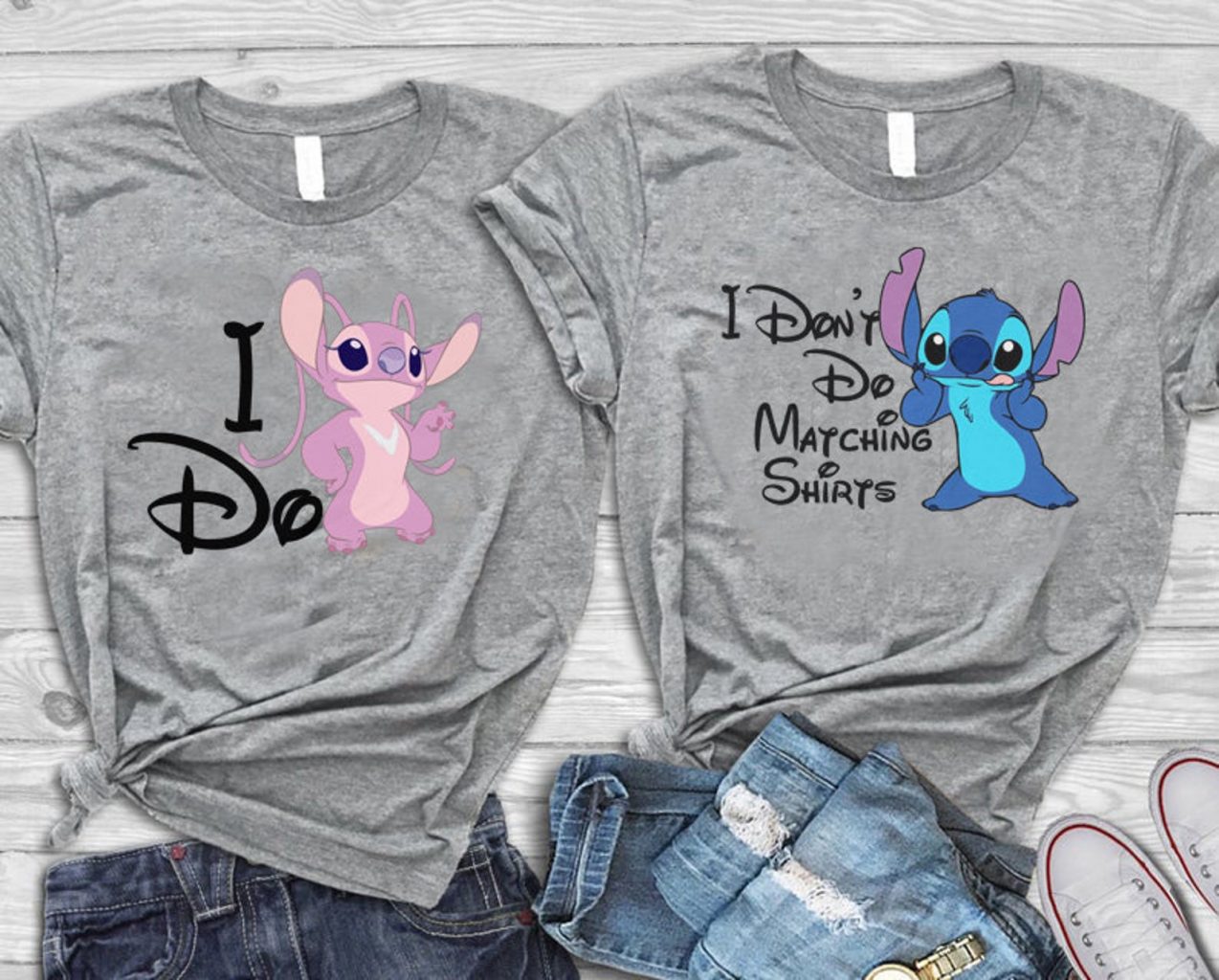 I Don't Do Matching Shirts Funny Matching Family Couples T-Shirt