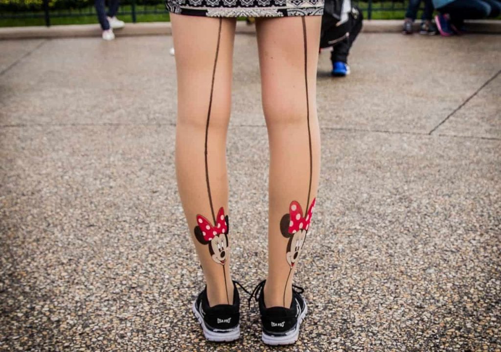 Shoes with Minnie Stockings Disney Splurges