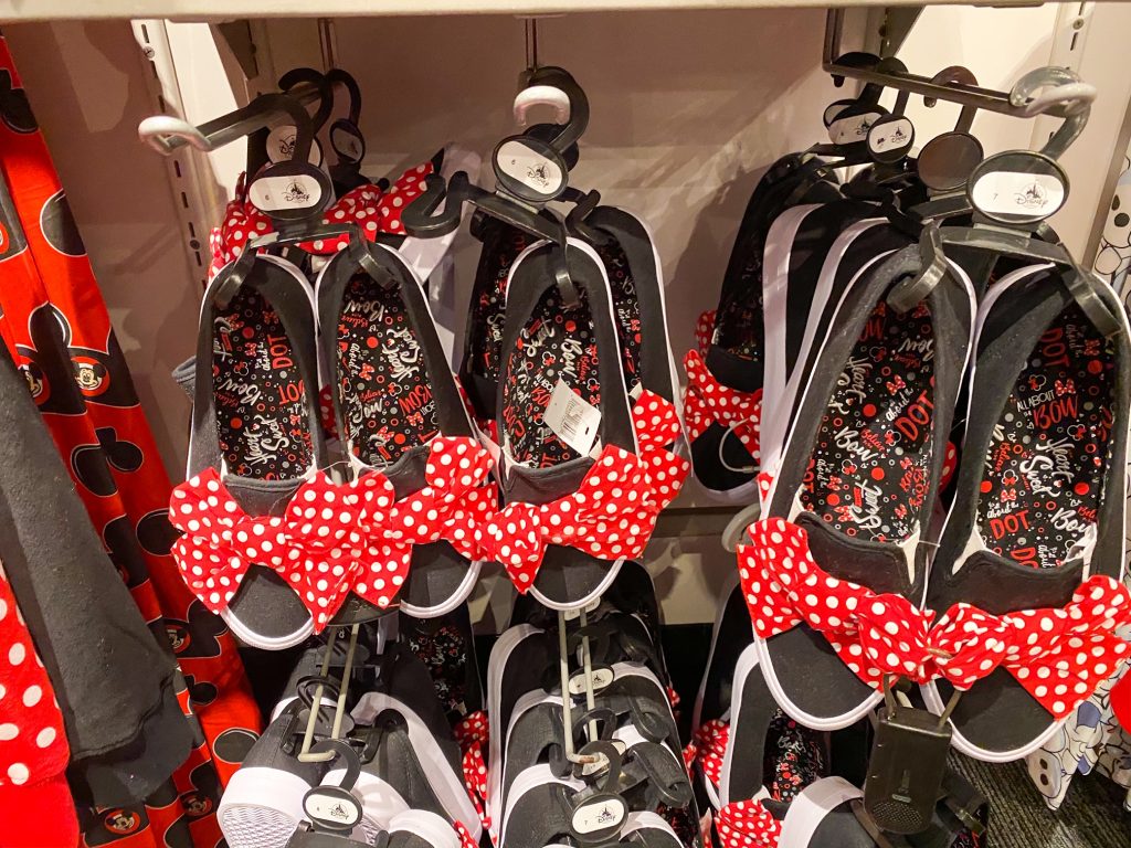 minnie mouse shoes for sale at disney world