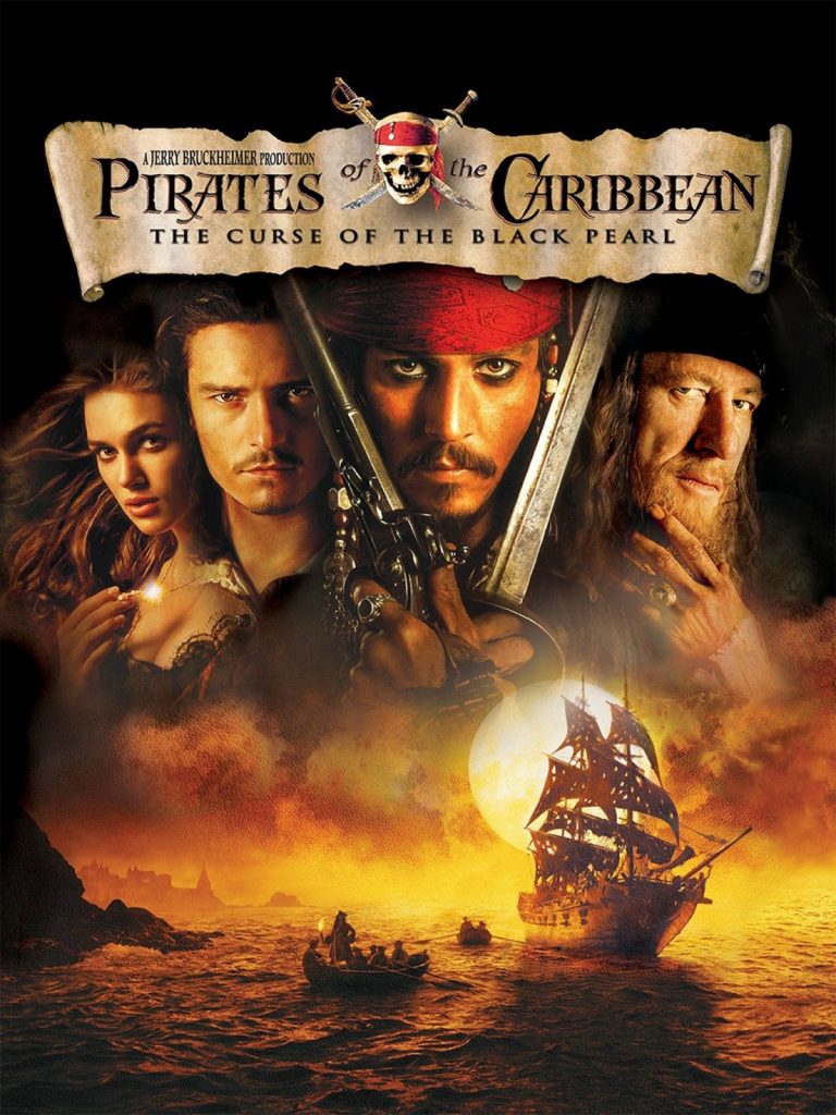 Pirates of the Caribbean movie poster based on Disney World