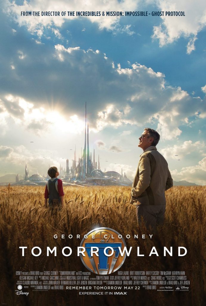 Tomorrowland movie poster based on Disney World