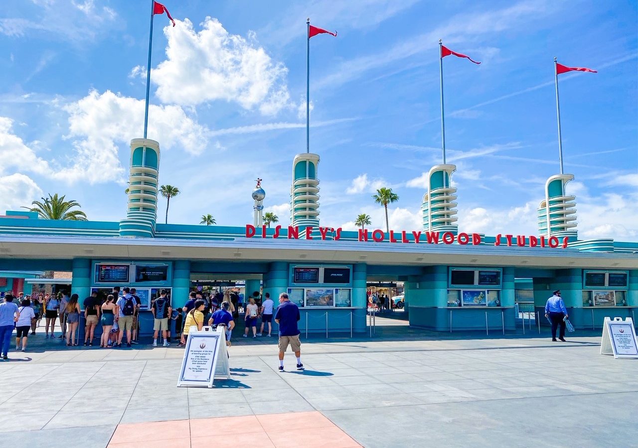 entrance to the Hollywood Studios park