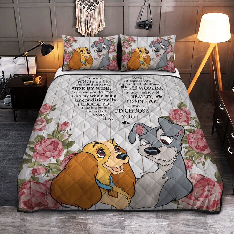 Lady and the Tramp Disney Bedding Set