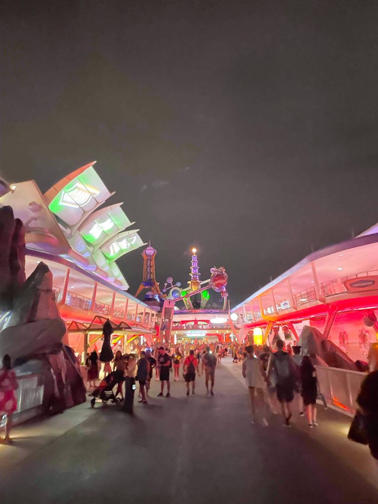 entrance to Tomorrowland