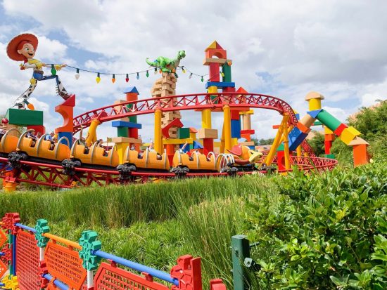 Toy Story's Slinky Dog Dash is one of the rides that takes photos of you on the ride which then becomes a part of your Disney Memory Maker! 