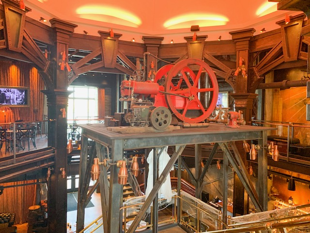 A mechanical display inside of The Edison