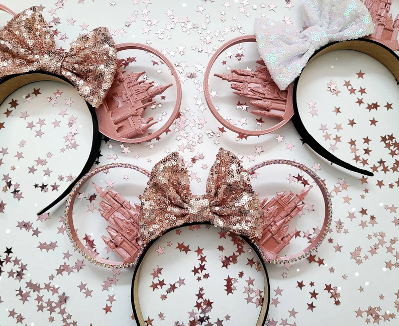 rose gold disney ears