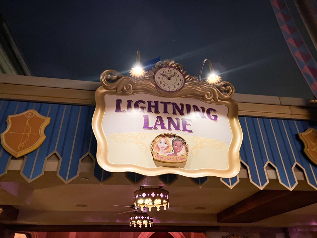 Lightning Lane entrance for the princess sightings in Magic Kingdom, one of the experiences you could book using our Disney Genie hacks. 