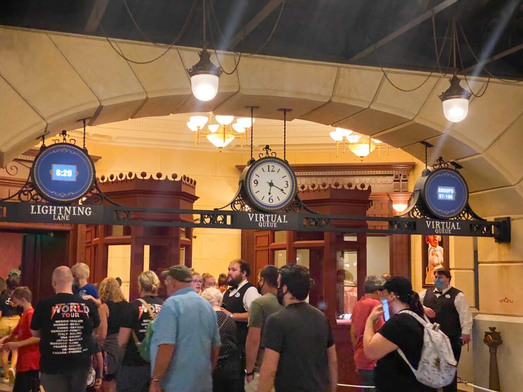 Ride entrance for Remy's Ratatouille Adventure, one of the most popular rides that you could book using our Disney Genie hacks.  