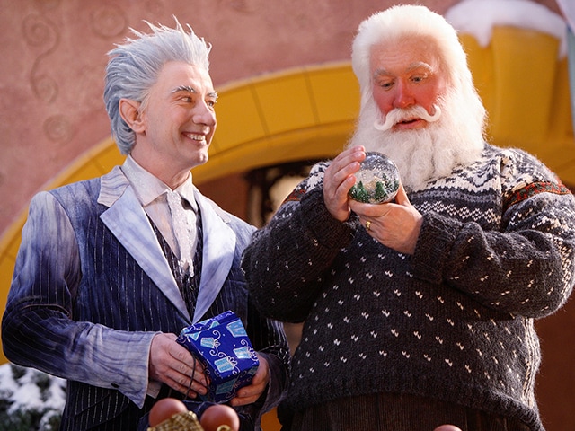 The Santa Clause 3 with Santa and Jack Frost, one of the delightful Disney Christmas movies that is a sequel 