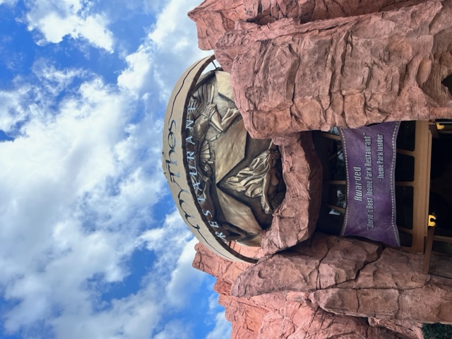 A picture of Mythos Restaurant shows that it was awarded the "World's Best Theme Park Restaurant" and we highly suggest going there during your first time at Universal Orlando. 